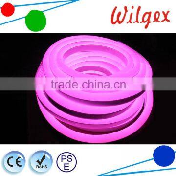 IP65 Waterproof Pink LED Neon Flex