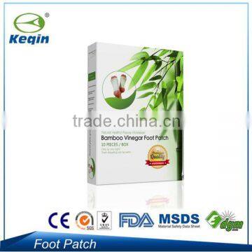 Green bamboo detox foot patch hot sale