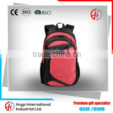 Wholesale 100% Polyester Men and Women Leisure Sport Travel Shoulder Backpack Bag