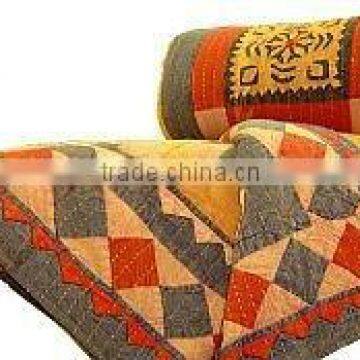 WHOLESALE PATCHWORK COTTON QUILTS WITH KANTHA WORK