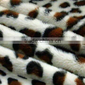 Leopard minky / ultra soft minky fabric