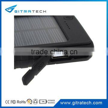 Waterproof Solar Power Bank Solar Portable Charger 5000mAh 8000mAh Cellphone Solar Chagers photo-2