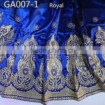 GA007-1 2015 african royal embroidery george fabric