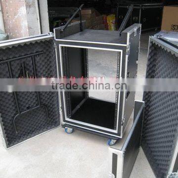 China flight case three doors amplifier rack