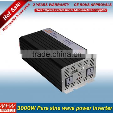 dc 12v to ac 110v 220v 230v 240v pure sine wave power inverter 3000w