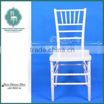 Outdoor white resin chiavari wedding chairs