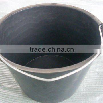 Black Construction Plastic Bucket