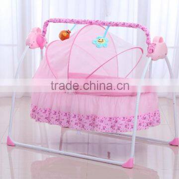 Updated Automatic baby swing bed,rocking crib with USB connector,MP3 player                        
                                                                                Supplier's Choice