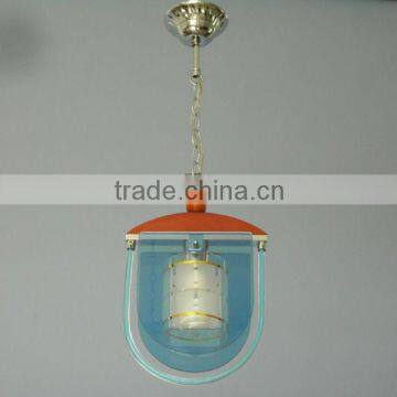 popular unique 1 head glass pendant chandelier & hanging lamp 6518-1