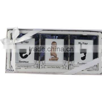 Silver frame baby gift sets for new born baby ZD06A