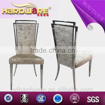 Stainless Steel Modern Fabric Restaurant Chair Restaurant Dining Chair photo-4