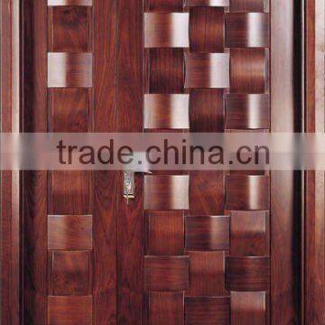 Special Raised Panel Main Wooden Doors Design Side Lite DJ-S8505SO