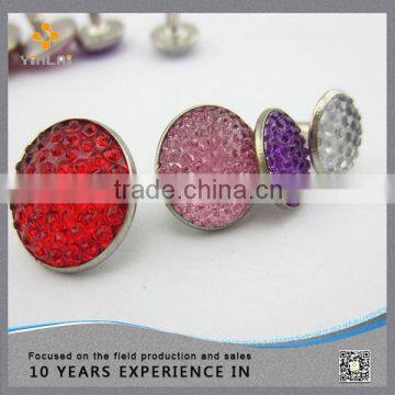 10.5mm decorative round crystal rivet