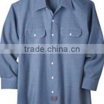 Men 100% Cotton Comfortable Work Shirts Wholesale