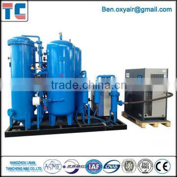 Gas oxygen plant via PSA Oxygen Generator for Welding Purity Sufficient