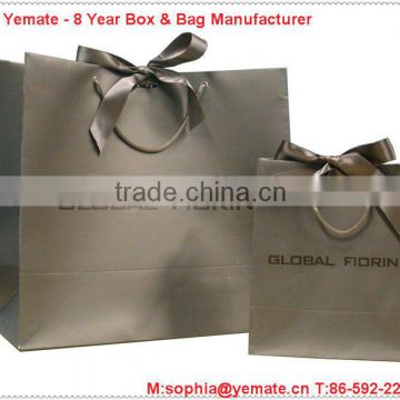 2013 New products Metallic Fashion Paper Gift Bag for Jewelry Manufacturer USA