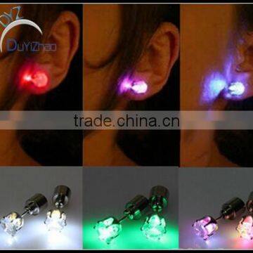 Light Up Led Blinking Earrings Studs Dance Party Accessories for Party