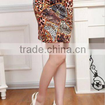 2015 Fashion Latest Printed Sexy Women Skirt