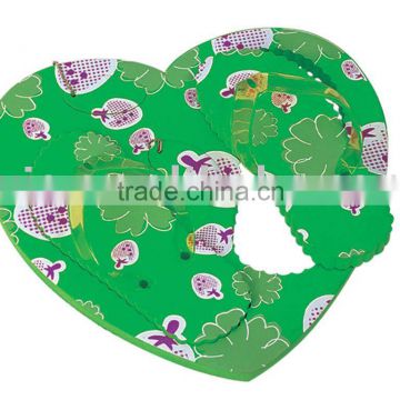 fashion heart mat flip flop