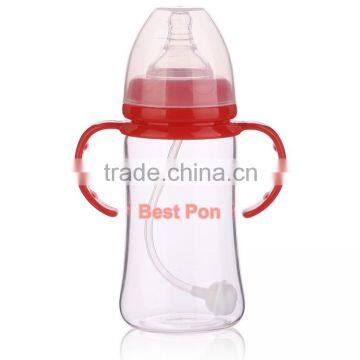 Good quality best pon 12oz wide mouth baby feeding bottle