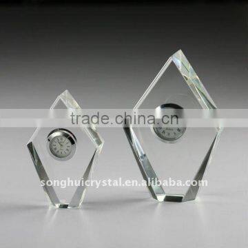 Crystal Glass Gift Mini Clock photo-5