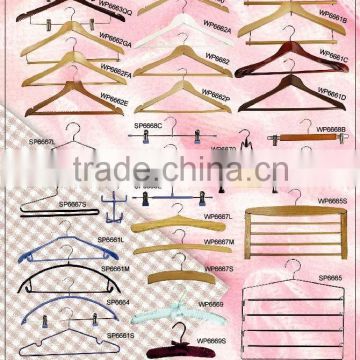 Customized Different Size Natural material Coat Hanger Wood