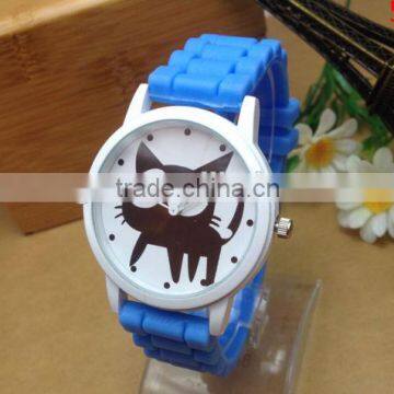 China Factory Cheap Silicon Rubber Colorful Watch photo-3