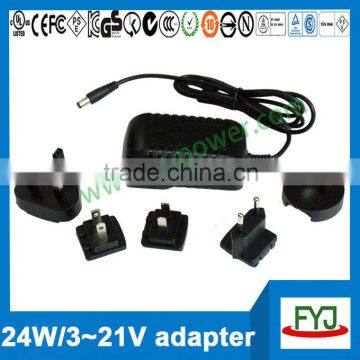 china dc power supply 12v 0.5a 1a 1.5a 2a with eu us au uk plug