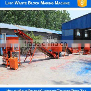 WT2-10 Fully automatic Brazil tijolos eco maquinas brick machine