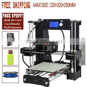 High precision desktop FDM industrial Reprap Prusa i3 digital 3D printer for sale rapid prototype 3dprinter made in China