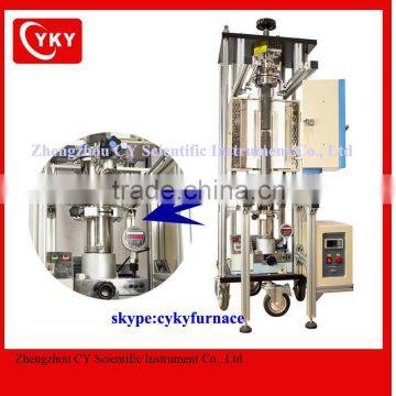Vacuum Heated Pressing Furnace for making dense compound materials / vacuum heated pressing tube furnace