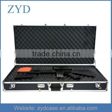 40" Rifle Storage Box Black Deluxe Aluminum Locking Gun Case ZYD-HZMgc019