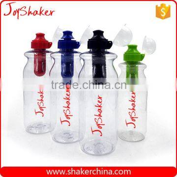 500ML PET/AS Custom Logo Carbon Water Filtration Bottle for Traveling