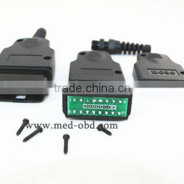 16Pin OBD2 Connector J1962m PCB Plug With Enclosure and Strain Relief photo-2