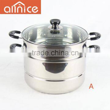 Normal Design 2/3layers 2015 Hot Selling Stainless Steel Cookware Couscous Steamer Pot photo-3