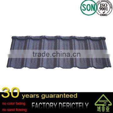 best & cheap sand stone coated metal roof tiles guangzhou