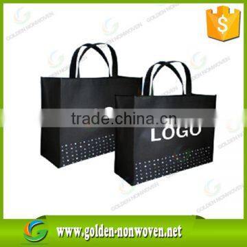 Foldable and recycle ppp non woven bag, OEM acceptable non woven shopping bag, sewing or heat seal non woven bag