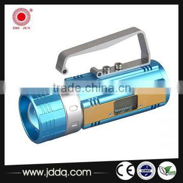 2015 newest aluminum strong light led torch rechargeable led torch