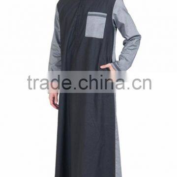Hot sale Islamic Clothing, Long Saudi Arab style thobe for men