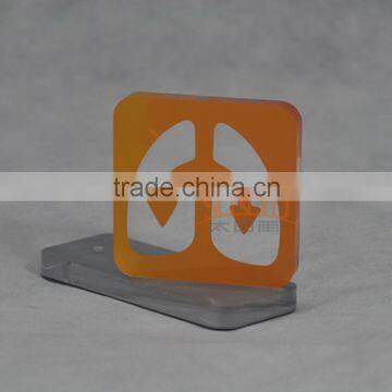Custom Logo Silk Screen Printed Acrylic Thick Sign Holder