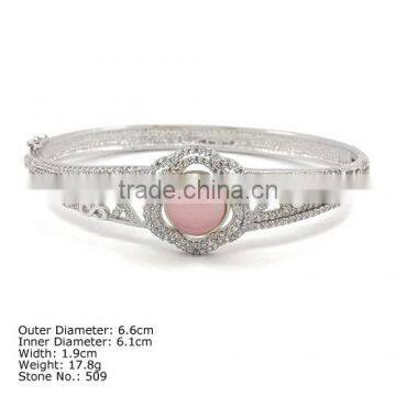 [ CZQ-0043 ] New Designs for 2014 Cute Bangle with Ross Quartz