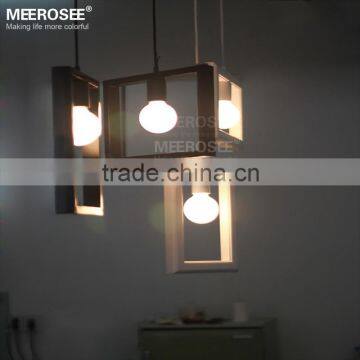 Black Chandelier Hanging Light Simple Iron Lamp MD81316