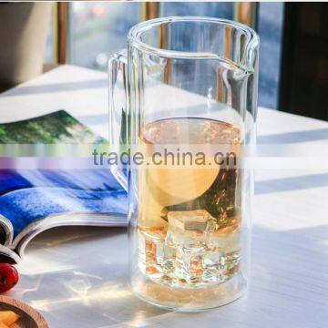2016 TOP SALE Double Wall Glass Tea Pot With FDA photo-2