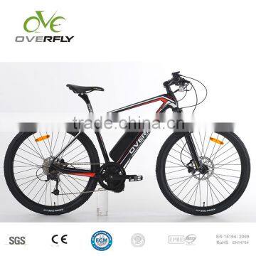 Carbon fibre frame electric mountain bike MTB