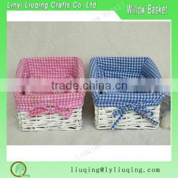 Wicker Baskets With Fabric Lining for Girl photo-3