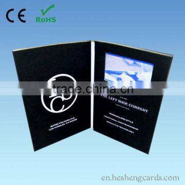 2015 new 7" lcd diy video greeting card for gift ,invitation and business promotion