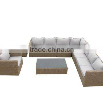 2015 outdoor rattan corner group large sofa sets-YHA091HR