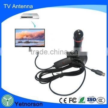 174-230/470-862MHz outdoor digital car TV antenna with IEC/F connector and booster