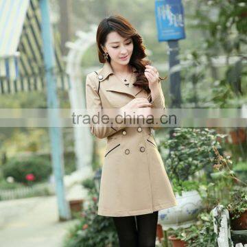 Latest fashion white coats for ladies&tie bow coat for young women