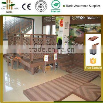 wood grain wpc wpc garden deck manufacture price